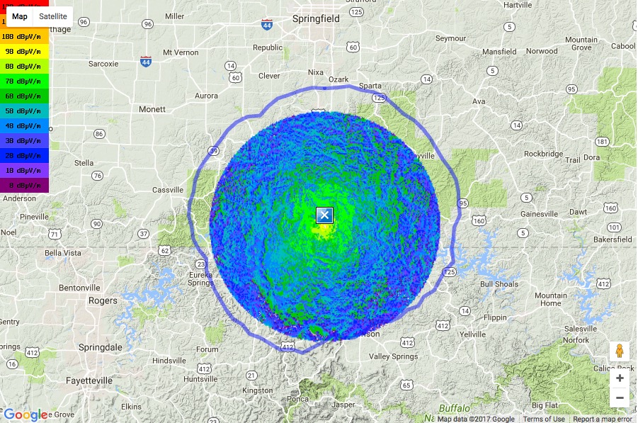 146.895 Overview Springfield, Missouri Repeaters